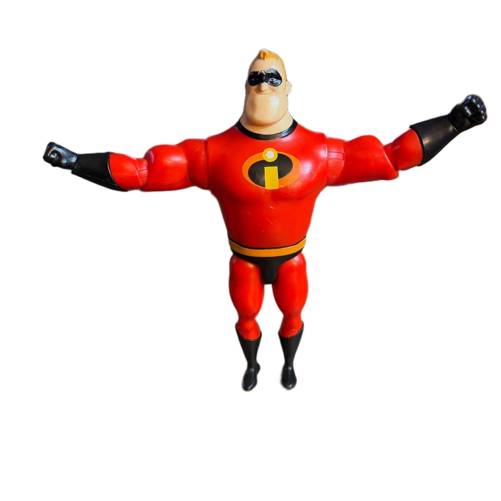 Mattel Disney Pixar The Incredibles Mr. Incredible‎ Action Figure GMD18 Red 6"